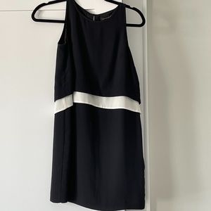 Banana Republic Black & White mini dress, size 0P